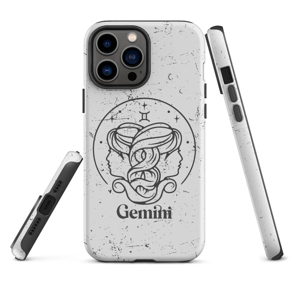 Gemini Zodiac iPhone 13 Pro Max Tough Case - Matte Finish - https://ascensionemporium.net